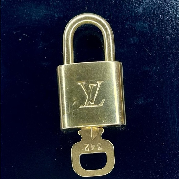 Louis Vuitton Gold Padlock with Key #342 - Picture 3 of 6
